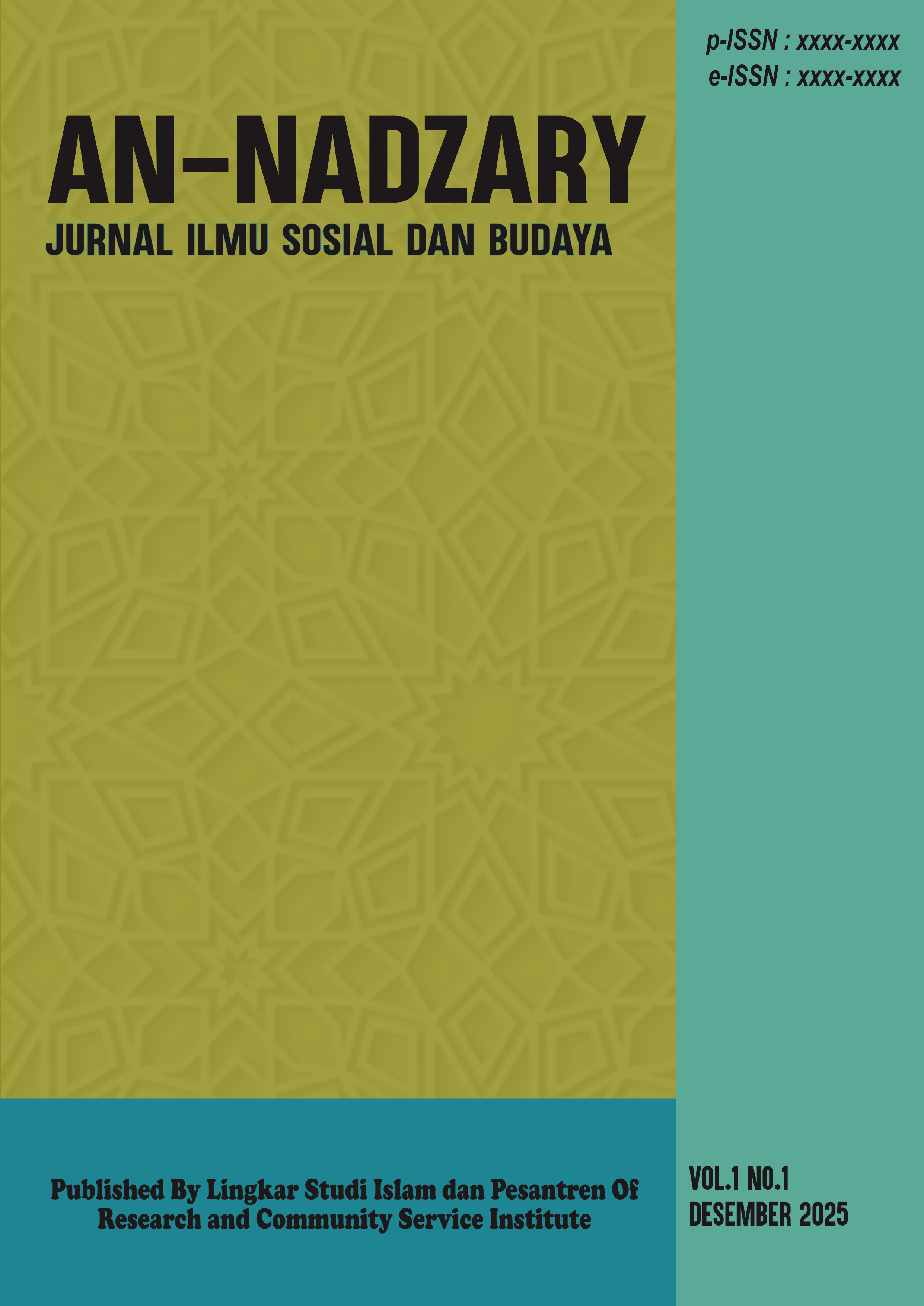 View Vol. 1 No. 1 (2025): Kajian Sosial dan Budaya